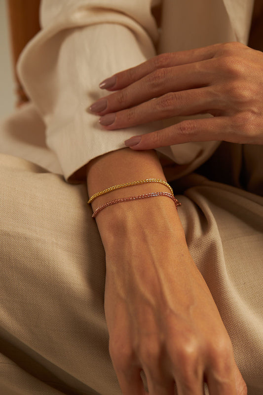 WOVEN ARMBAND GOLD