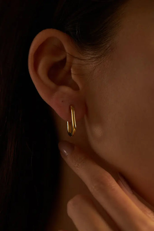 OVALE SIMPLE OHRRINGE