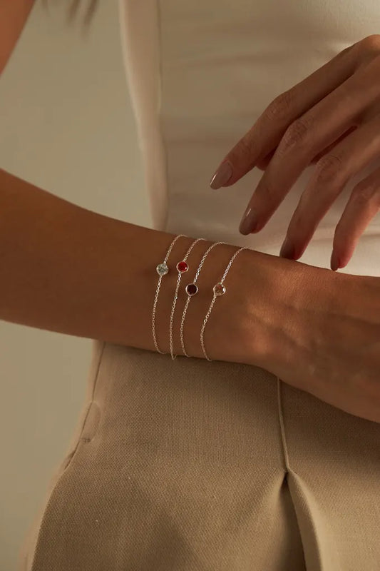 SINGLE CRYSTAL ARMBAND