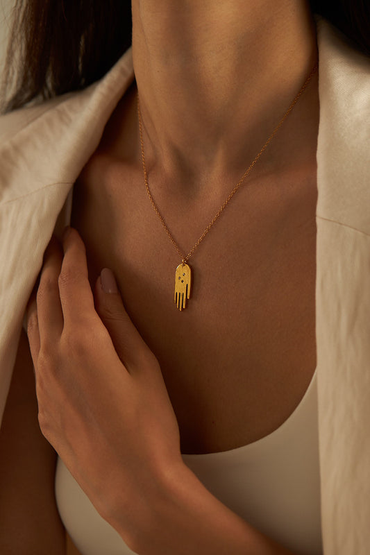 DESTINY HALSKETTE GOLD VERMEIL