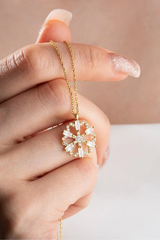 DIAMOND SNOWFLAKE HALSKETTE