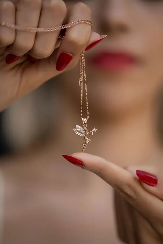 FAIRY ROSEGOLD KETTE