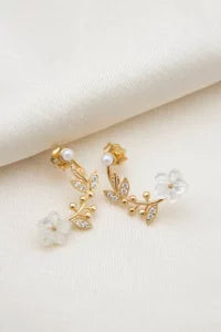 FRANGIPANI TWIG OHRSTECKER