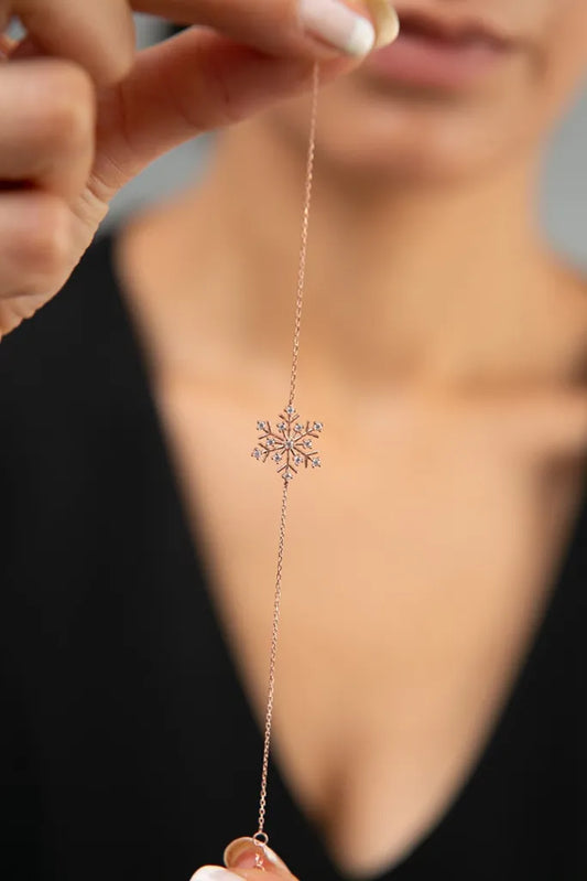 SNOW CRYSTAL ROSEGOLD ARMBAND