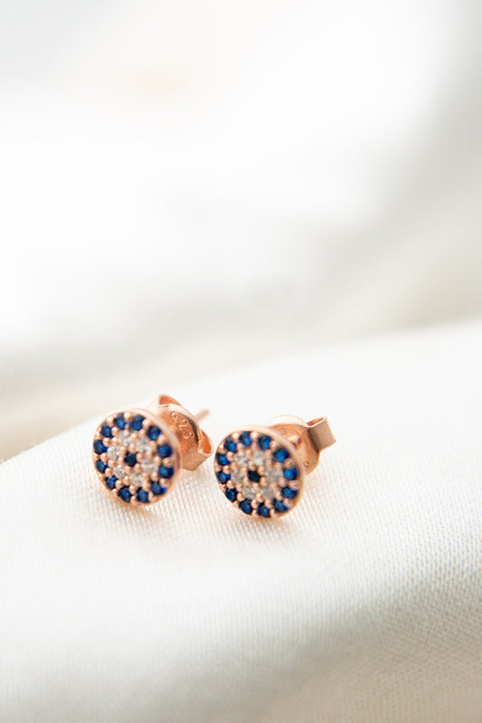 EVIL EYE STUD EARRINGS
