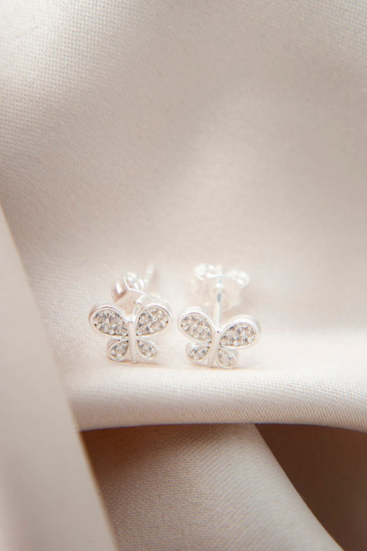 MINIMAL BUTTERFLY STUD EARRINGS