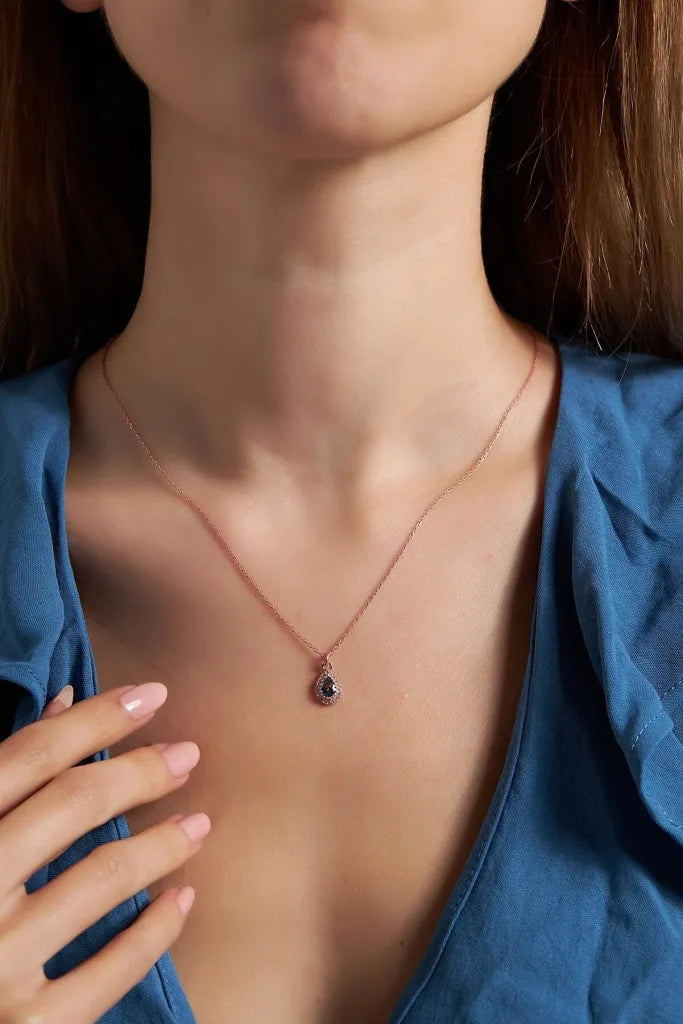 MYSTIC DROP HALSKETTE ROSEGOLD