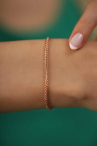 WOVEN ARMBAND ROSEGOLD