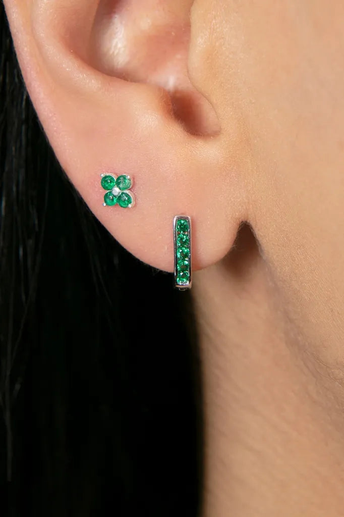 MINIMAL FLOWER OHRSTECKER