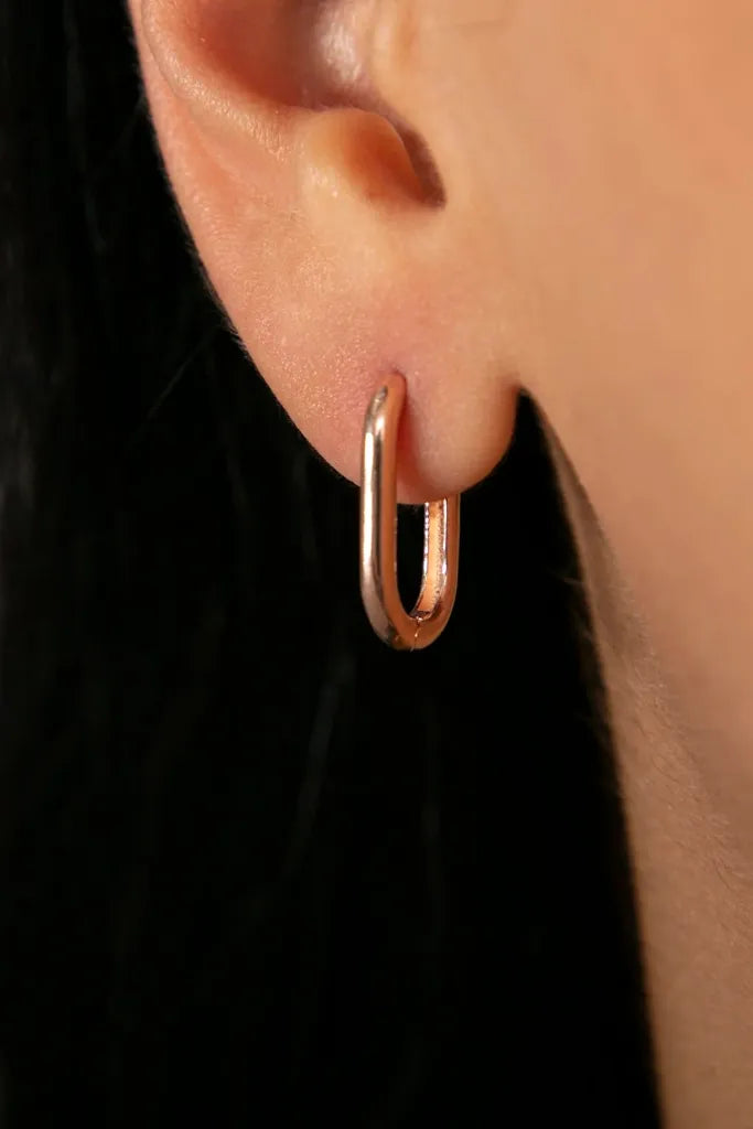 OVALE SIMPLE OHRRINGE