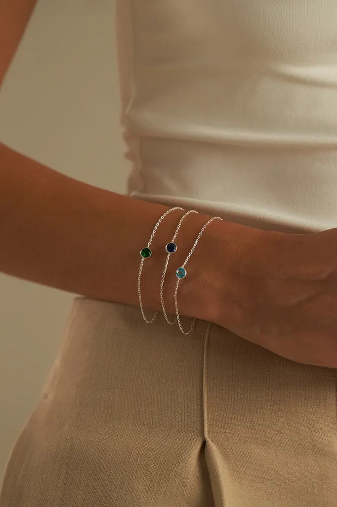 SINGLE CRYSTAL ARMBAND