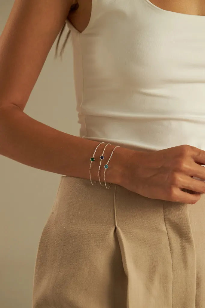 SINGLE CRYSTAL ARMBAND