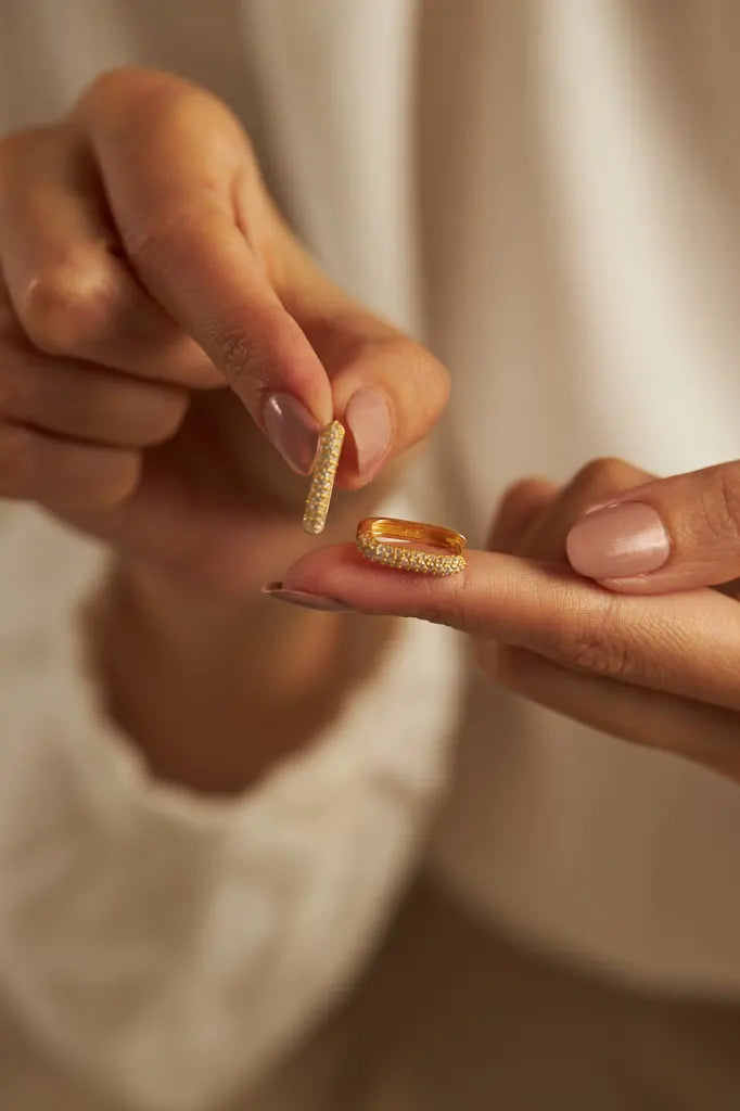 SPARKLE HOOPS OHRSTECKER