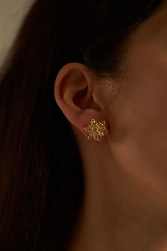 SACRED LOTUS OHRRINGE