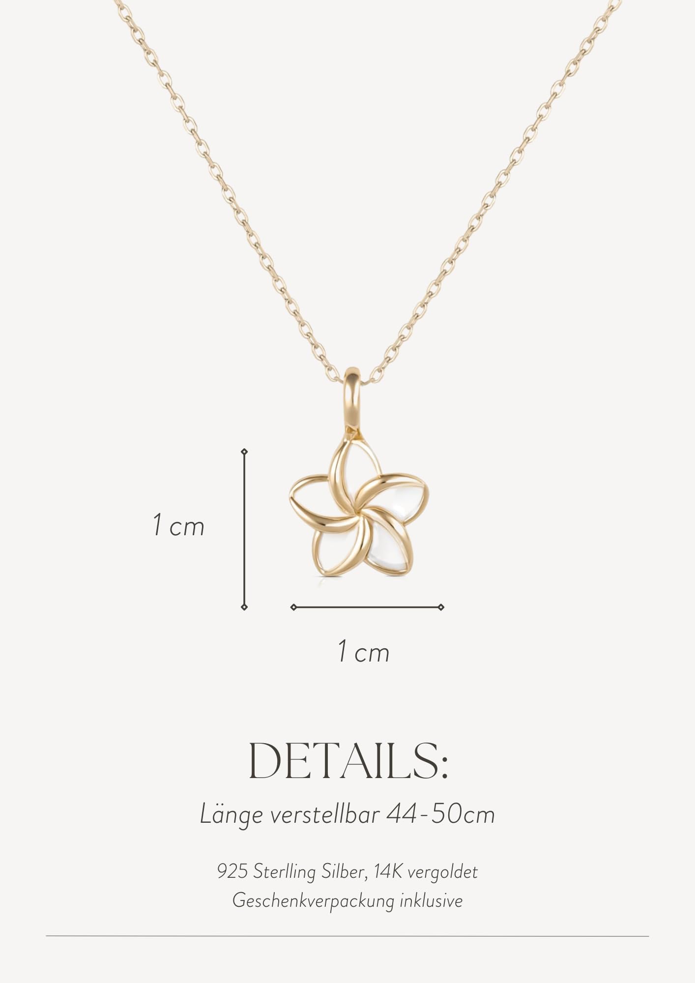 Frangipani Halskette