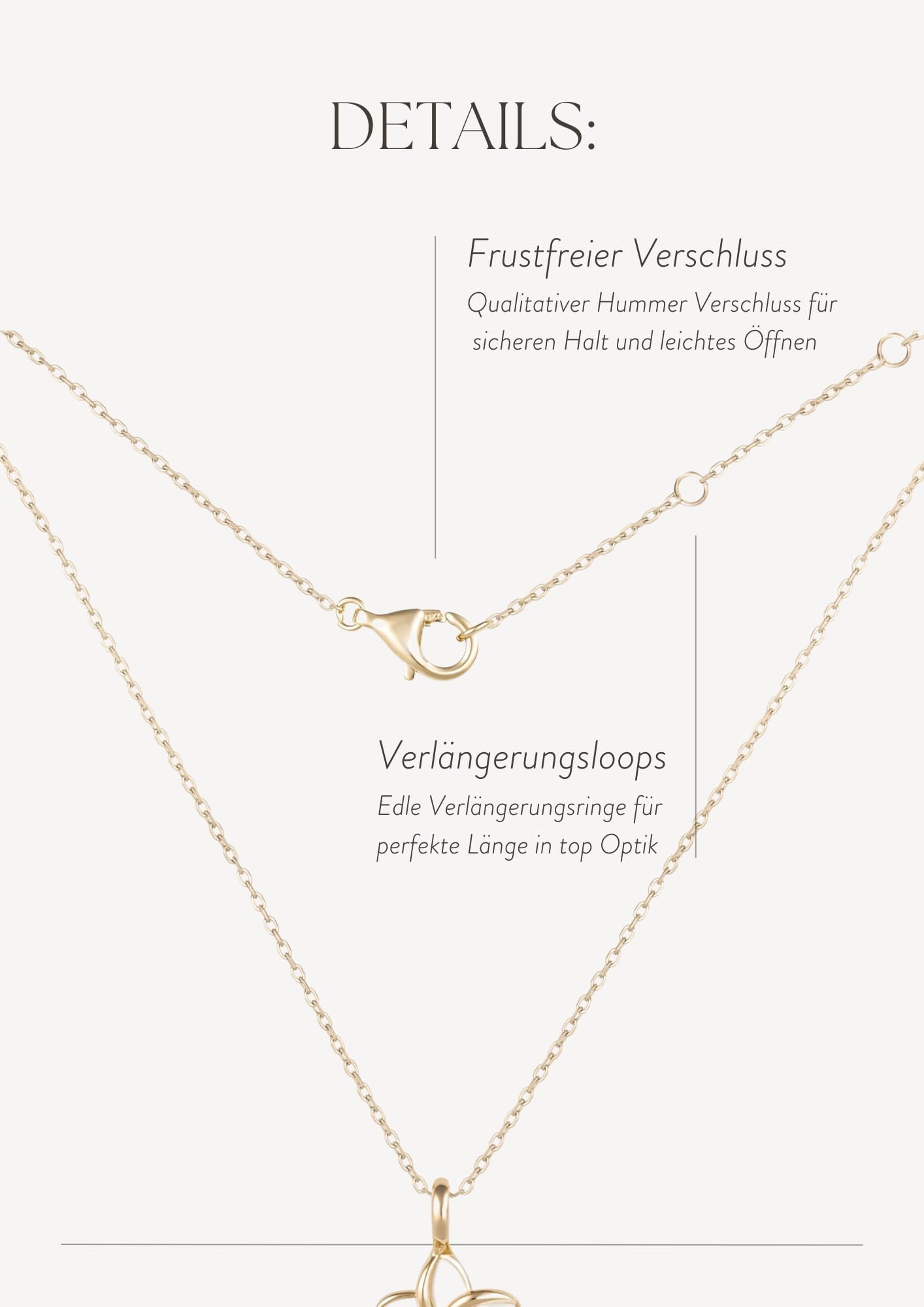 Frangipani Halskette