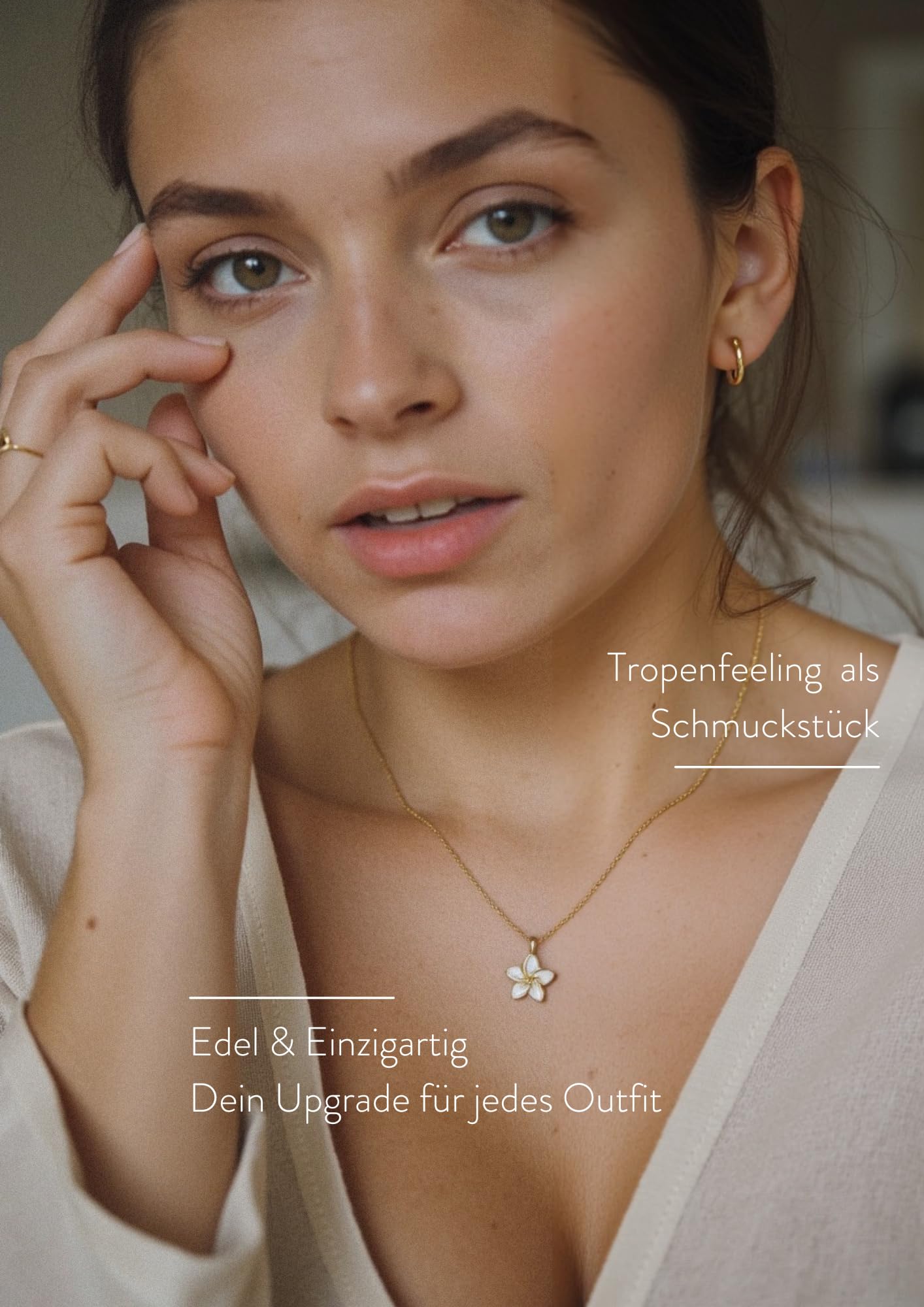 Frangipani Halskette