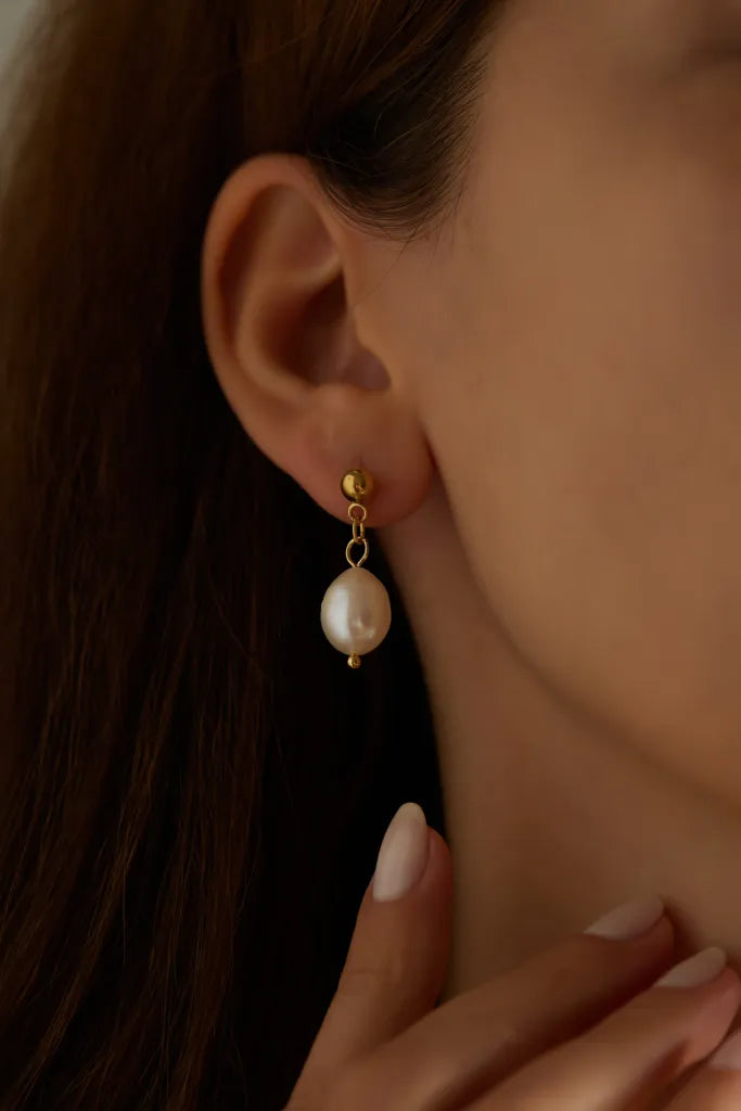 SINGLE PEARL OHRRING