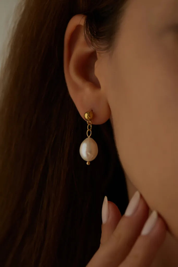SINGLE PEARL OHRRING