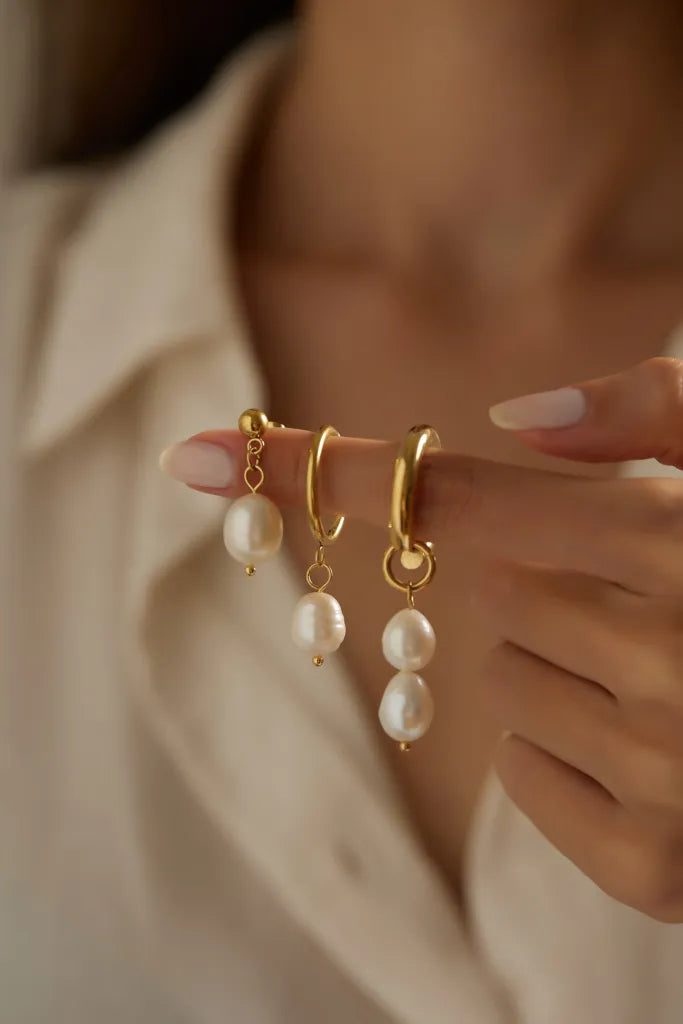 SINGLE PEARL OHRRING