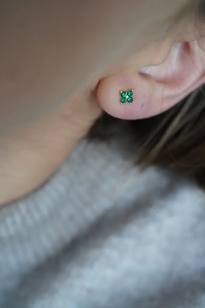 MINIMAL FLOWER OHRSTECKER