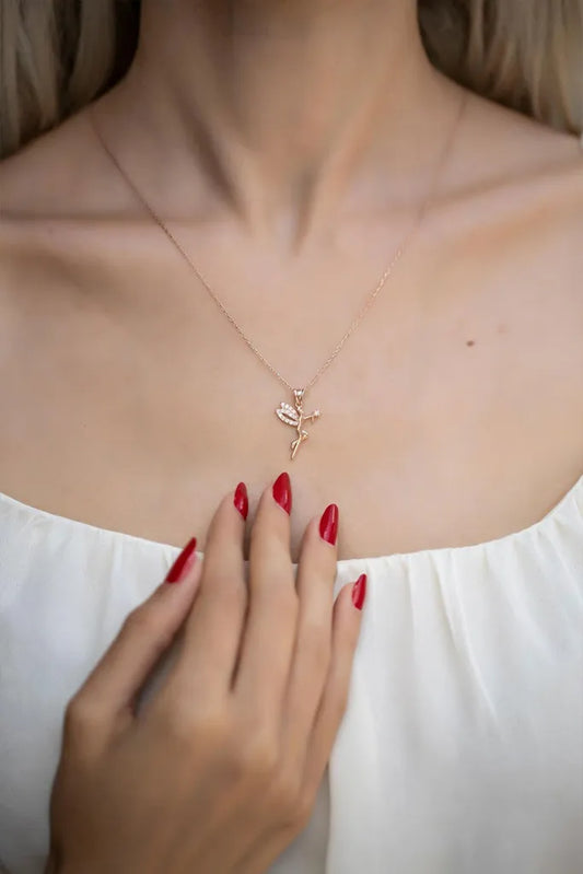 FAIRY ROSEGOLD KETTE