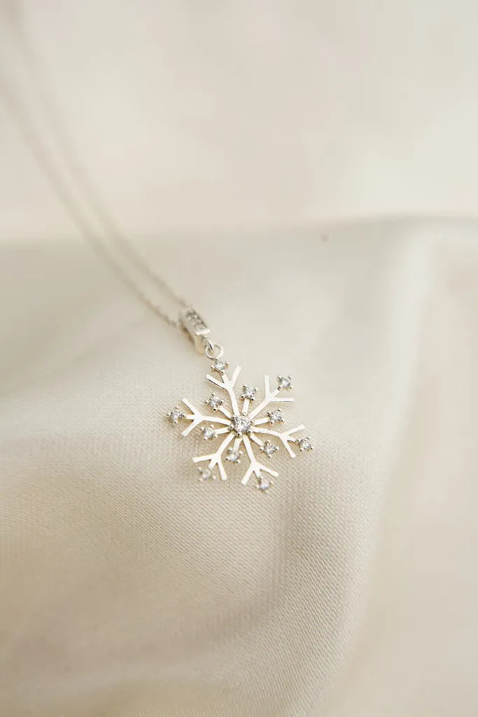 SNOW CRYSTAL SILBER KETTE