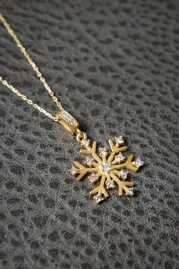 SNOW CRYSTAL GOLD KETTE