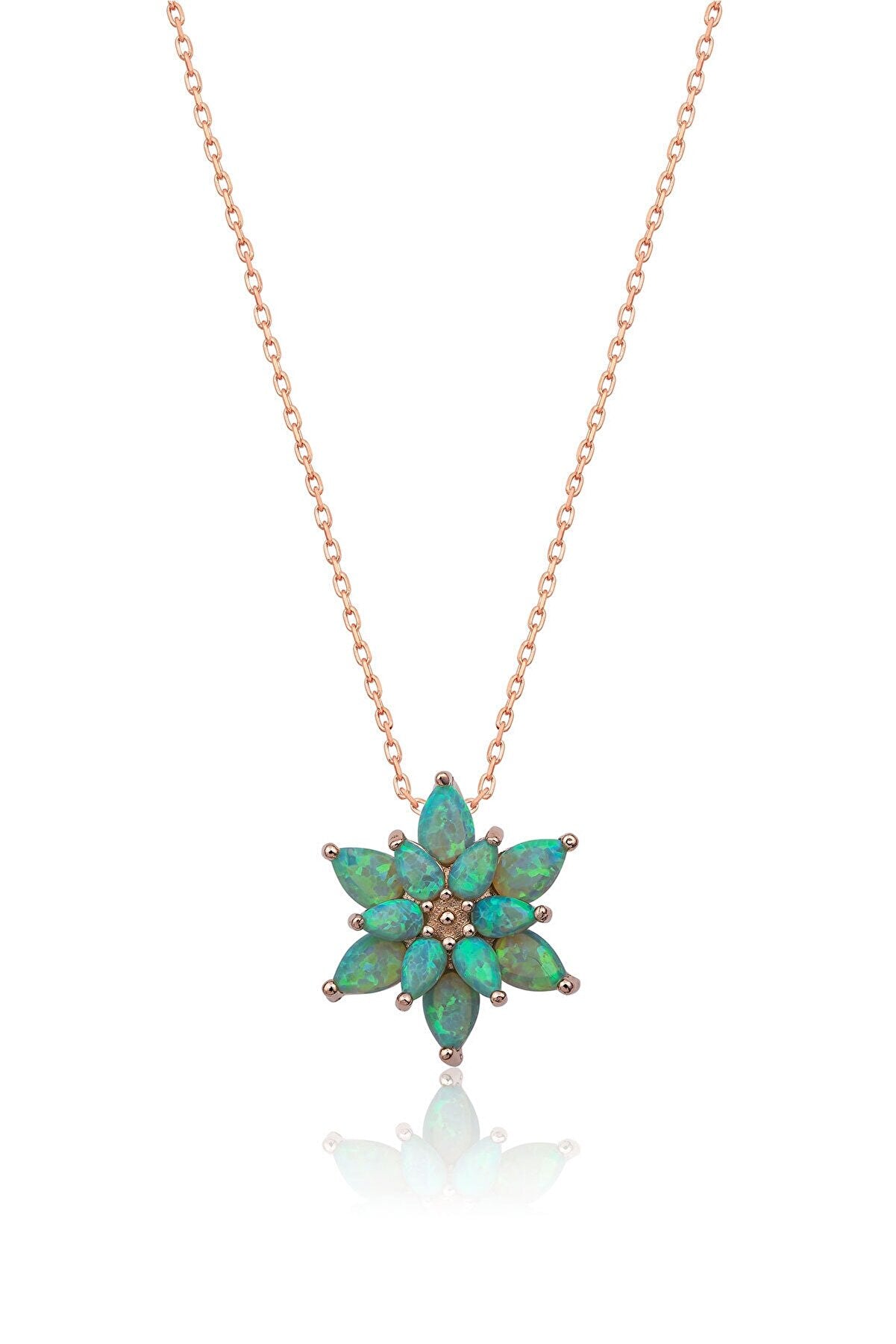 WILDFLOWER GREEN NECKLACE