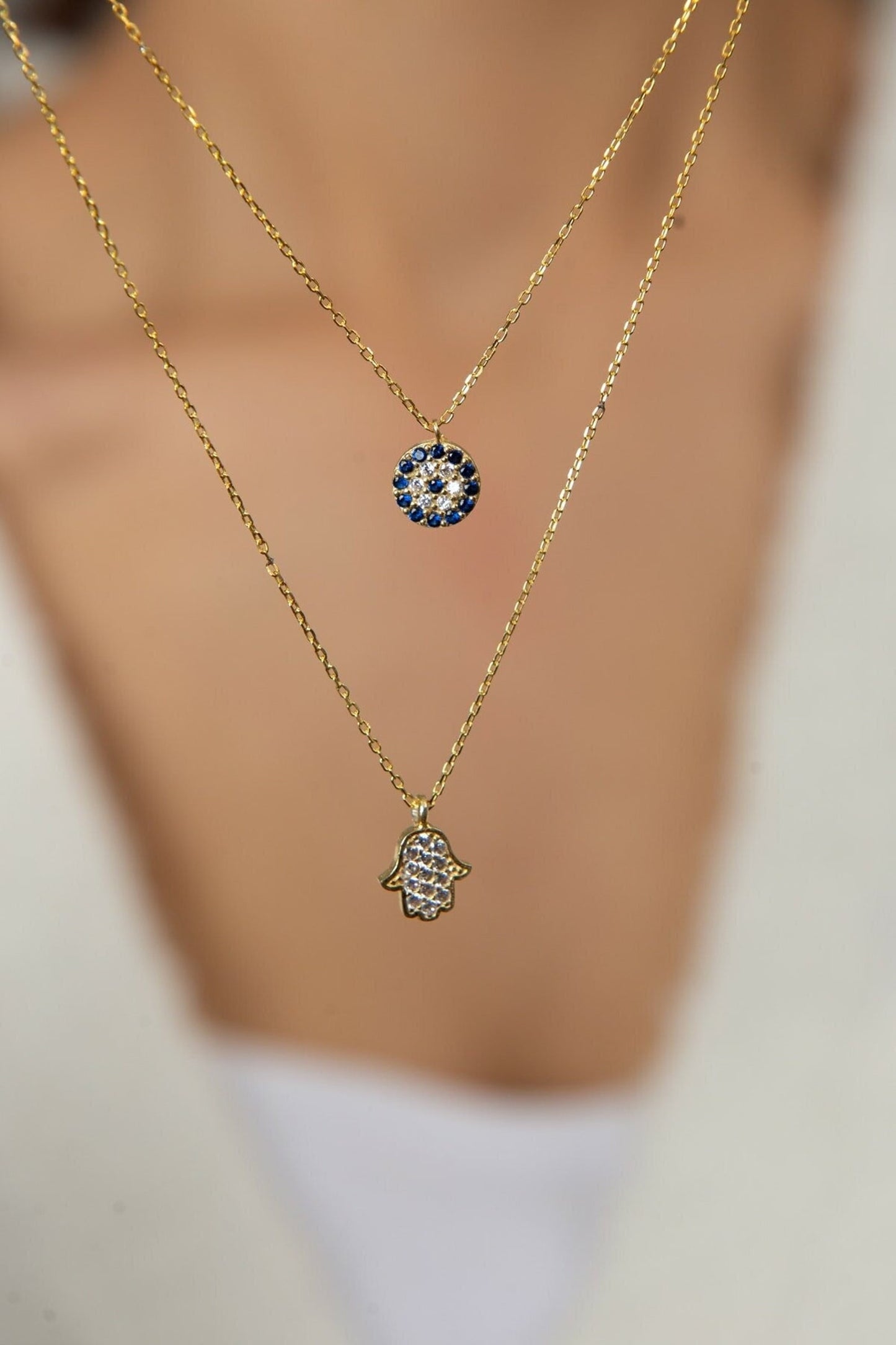 KETTE HAND OF FATIMA LAYERED