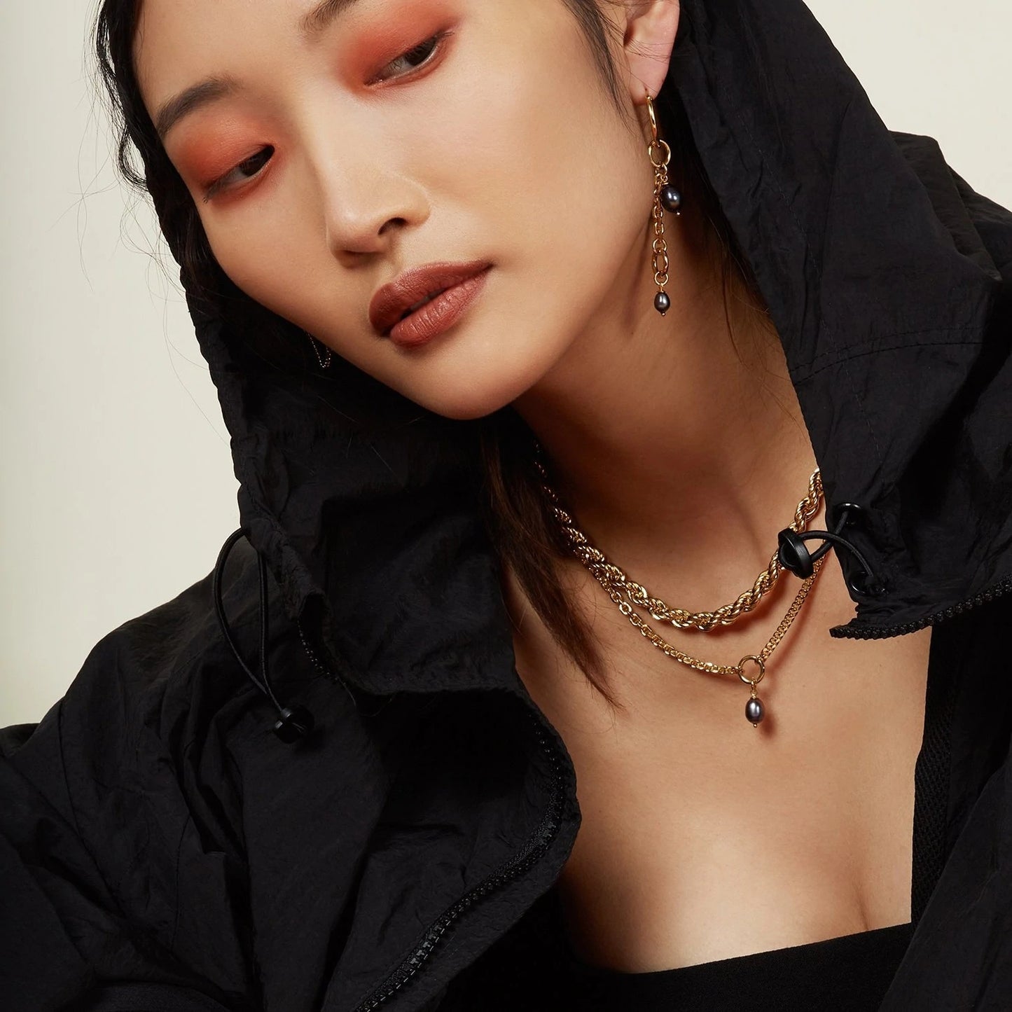 NIGHT PERLEN OHRRINGE