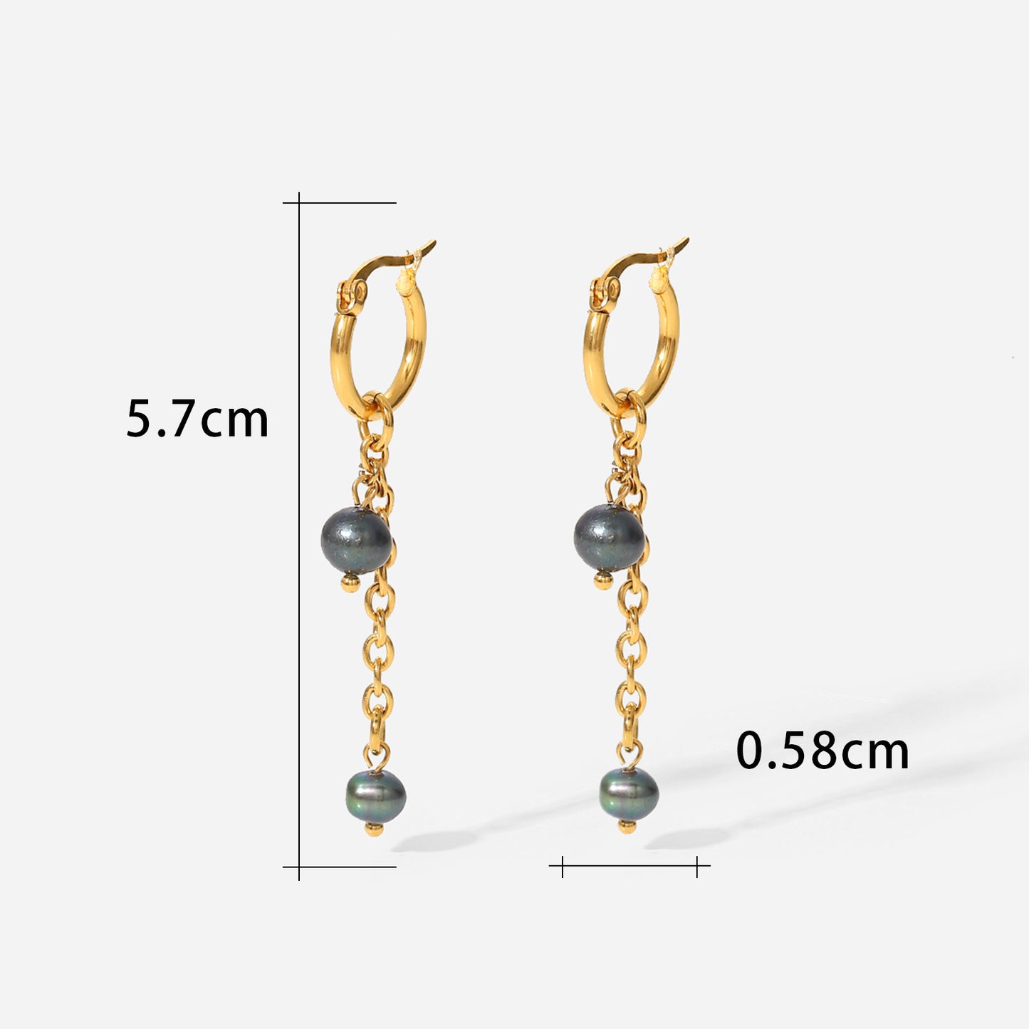 NIGHT PERLEN OHRRINGE