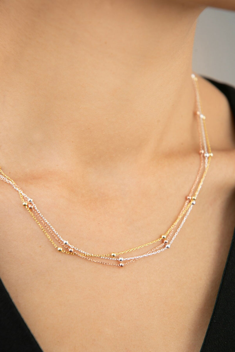 einzelstück-halskette-tricolore