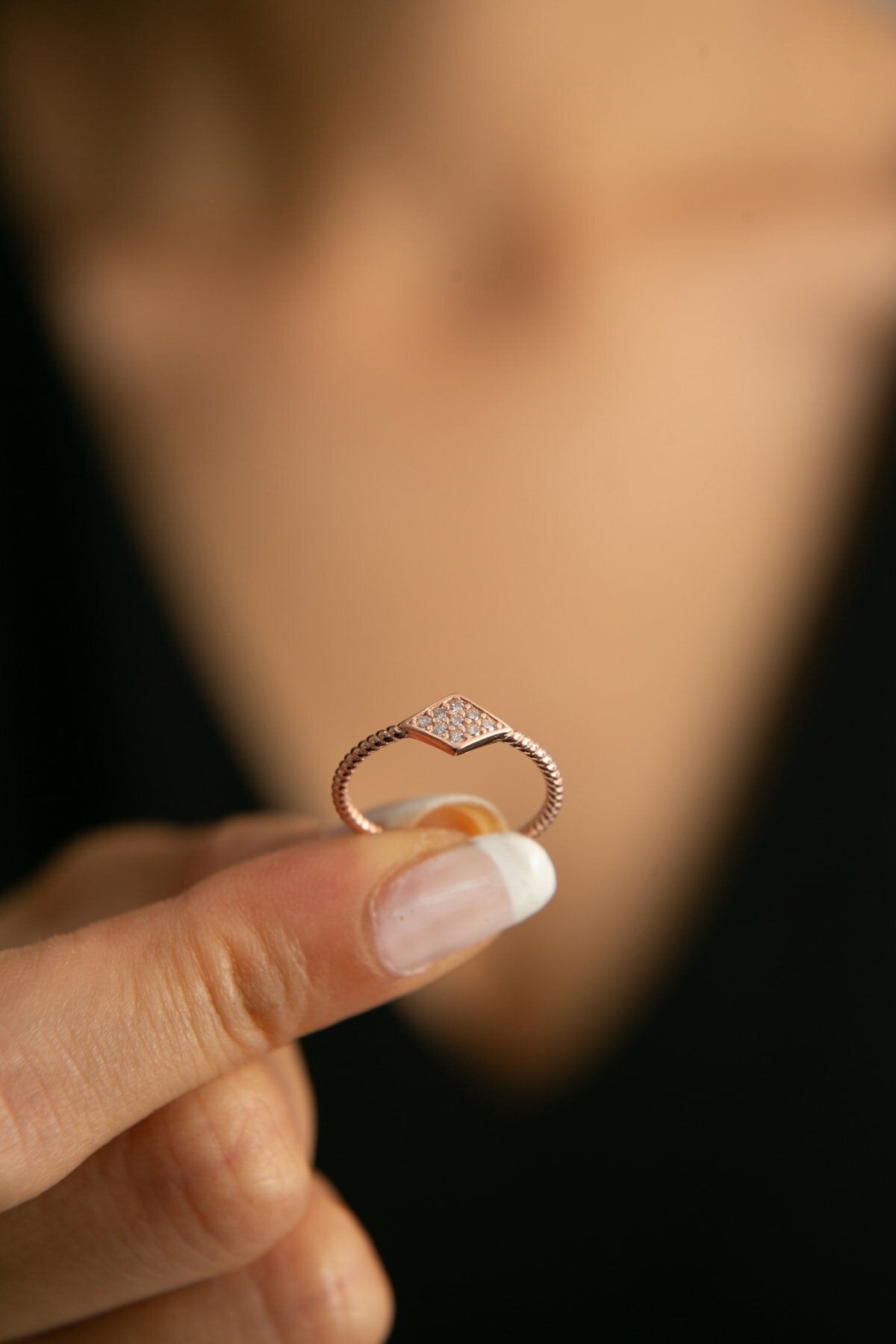 TWISTED SYMBOLS RING